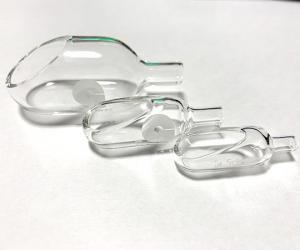 硝子秤量ロート3個セット(1mL、2mL、10mL)